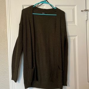 Olive Green Cardigan!
